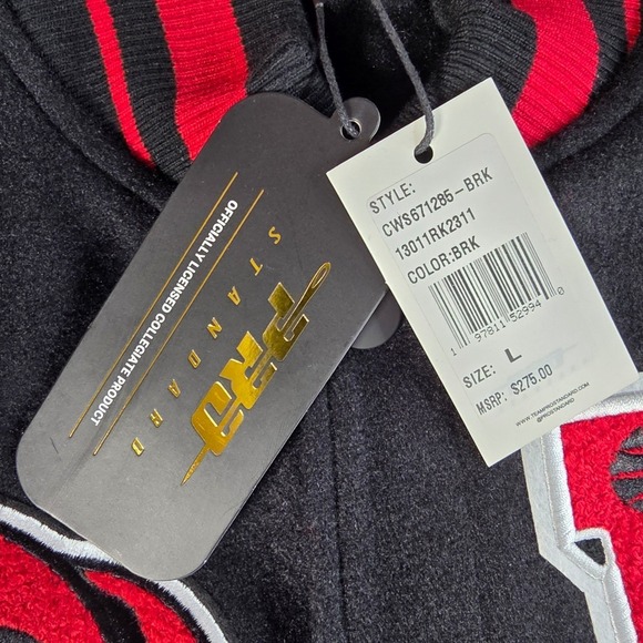 Pro Standard Winston-Salem State NBA HBCU Classic 2024 Varsity Jacket Mens L NEW - Picture 6 of 16